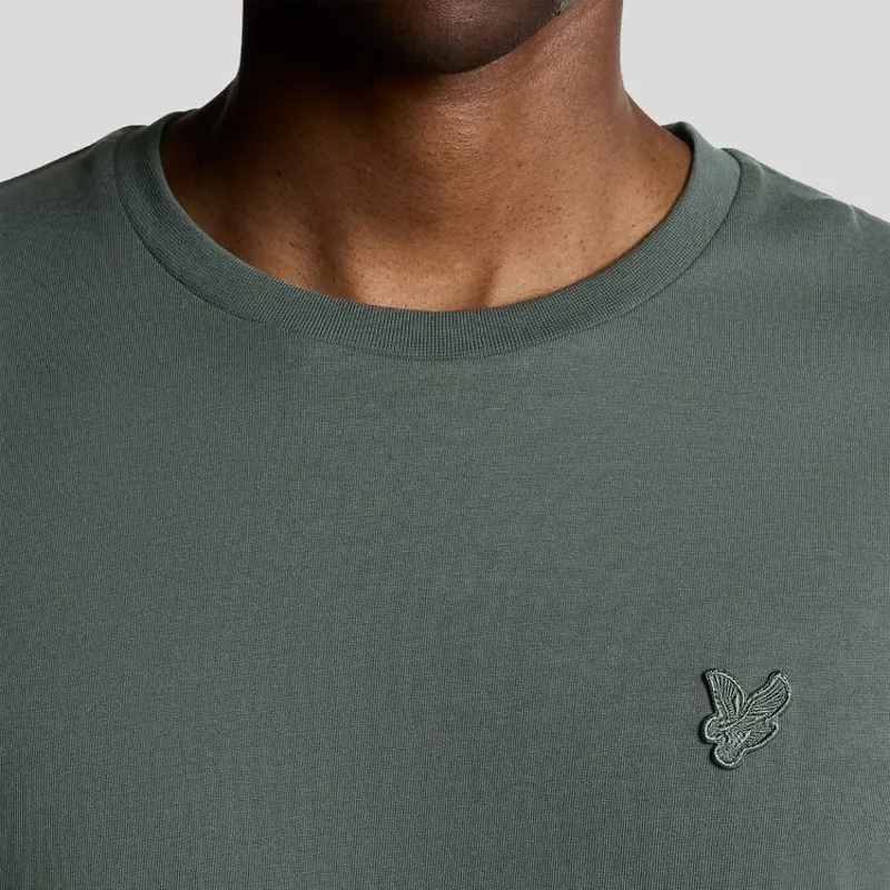 Lyle and Scott Tonal Eagle T-Shirt - Black Water-3