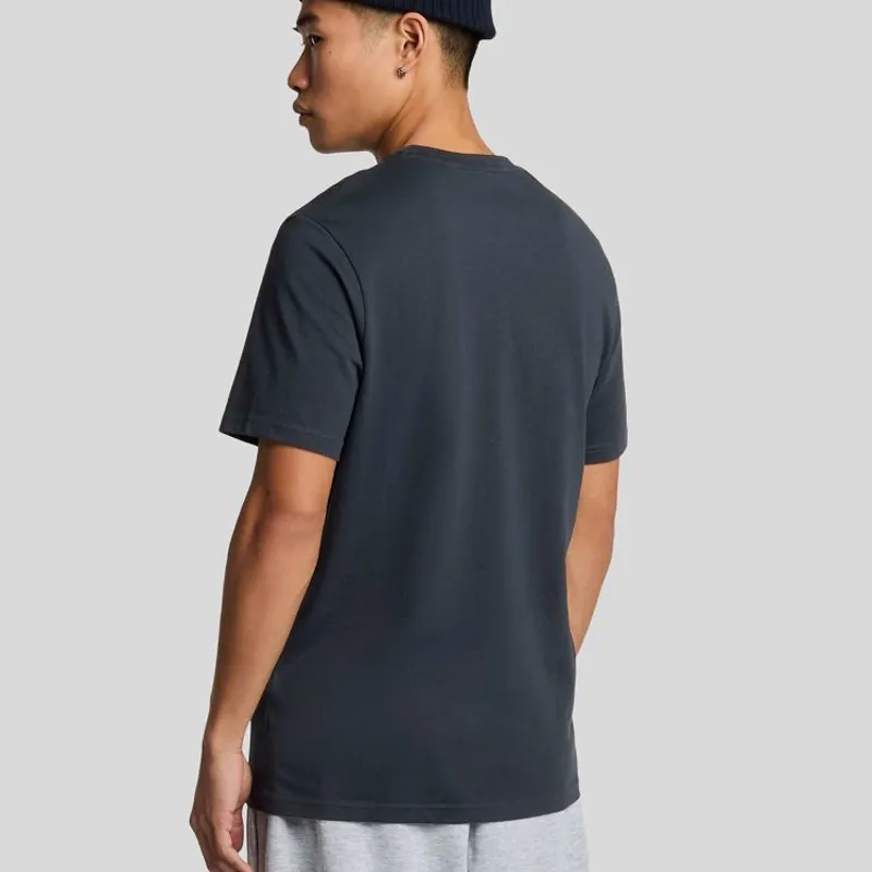 Lyle and Scott Tonal Eagle T-Shirt - Dark Navy-3