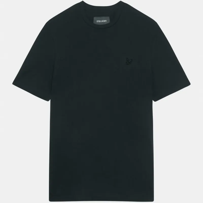 Lyle and Scott Tonal Eagle T-Shirt - Jet Black