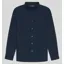Lyle and Scott Tonal Easy Care Poplin Shirt - Dark Navy