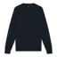 Lyle and Scott Tonal Superfine Crew Neck Jumper - Dark Navy