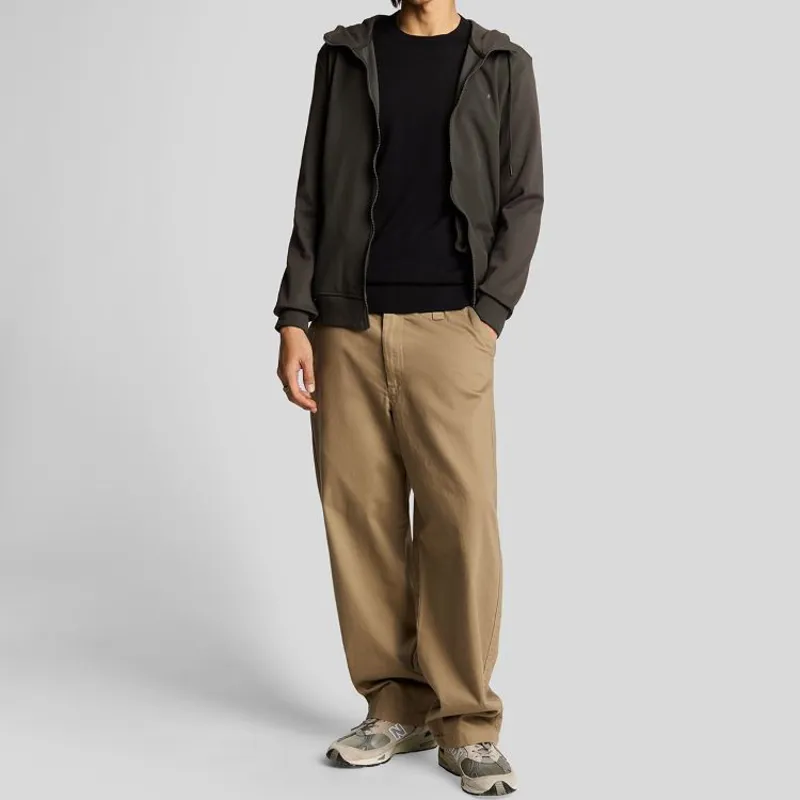 Lyle and Scott Tonal Superfine Crew Neck Jumper - Jet Black-2