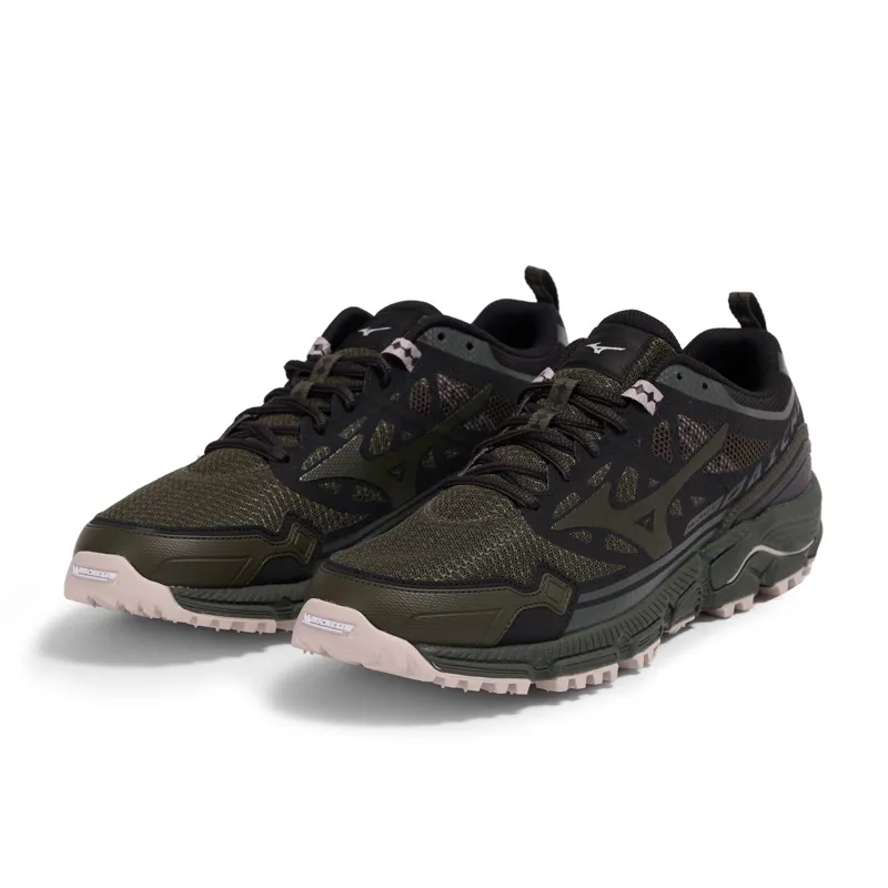 Mizuno Wave Daichi LS - Forest Night/Black/Silver Birch-1