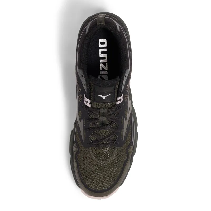 Mizuno Wave Daichi LS - Forest Night/Black/Silver Birch-5