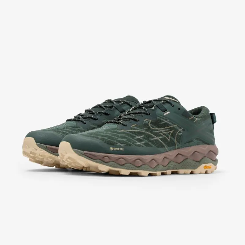 Mizuno Wave Mujin LS GTX - Pine Grove/Ultimate Gray/Bistro Green-1