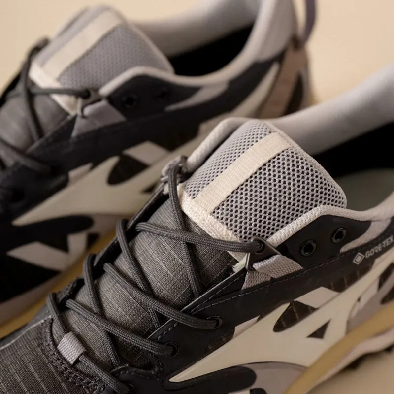 Mizuno Wave Mujin TL GTX - Ebony/Pristine/Vintage Khaki-4