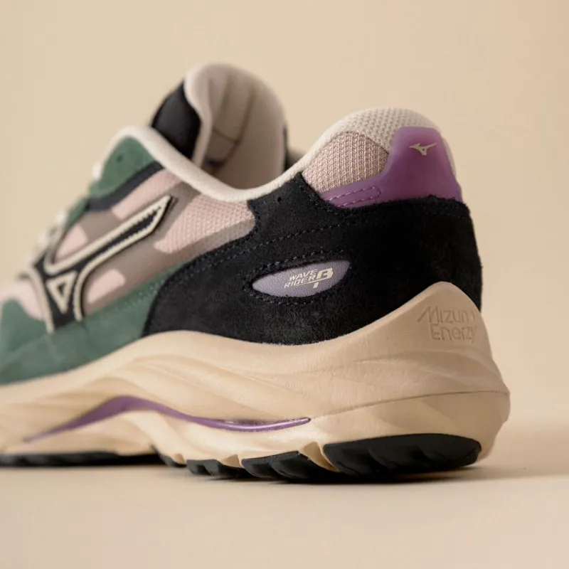 Mizuno Wave Rider Beta - Silver Cloud/Vulcan/Bistro Green-2