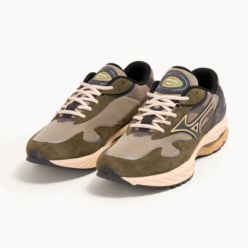 Mizuno Wave Rider Beta - Vintage Khaki/Black Sand/Grape-1