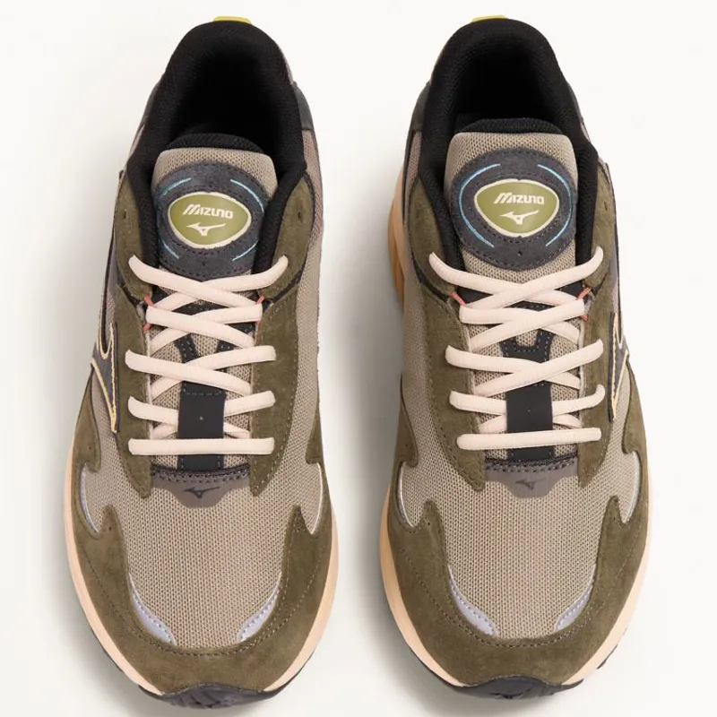 Mizuno Wave Rider Beta - Vintage Khaki/Black Sand/Grape-2