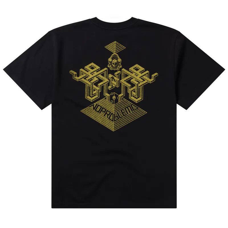 No Problemo Atomic Pyramid Tee - Black-1