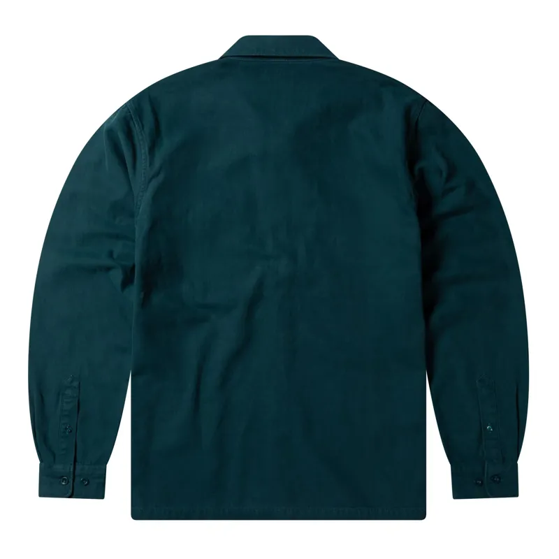 No Problemo Canvas Work Shirt - Teal-1