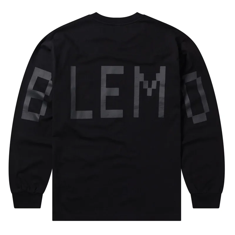 No Problemo Gradient LS Tee - Black-1