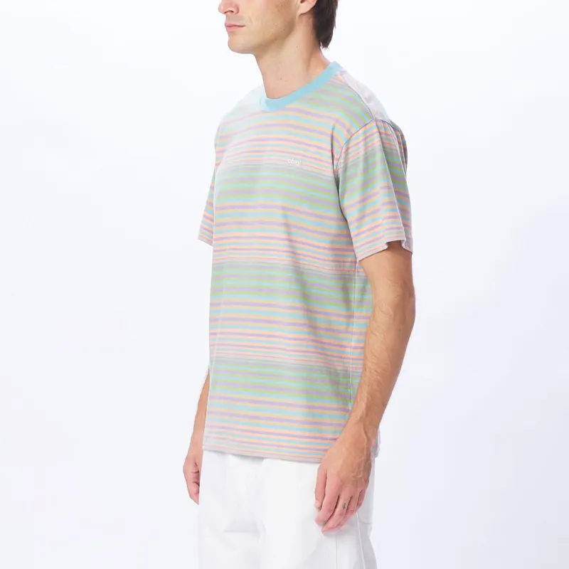 OBEY Break T-Shirt - Sky Blue Multi-1