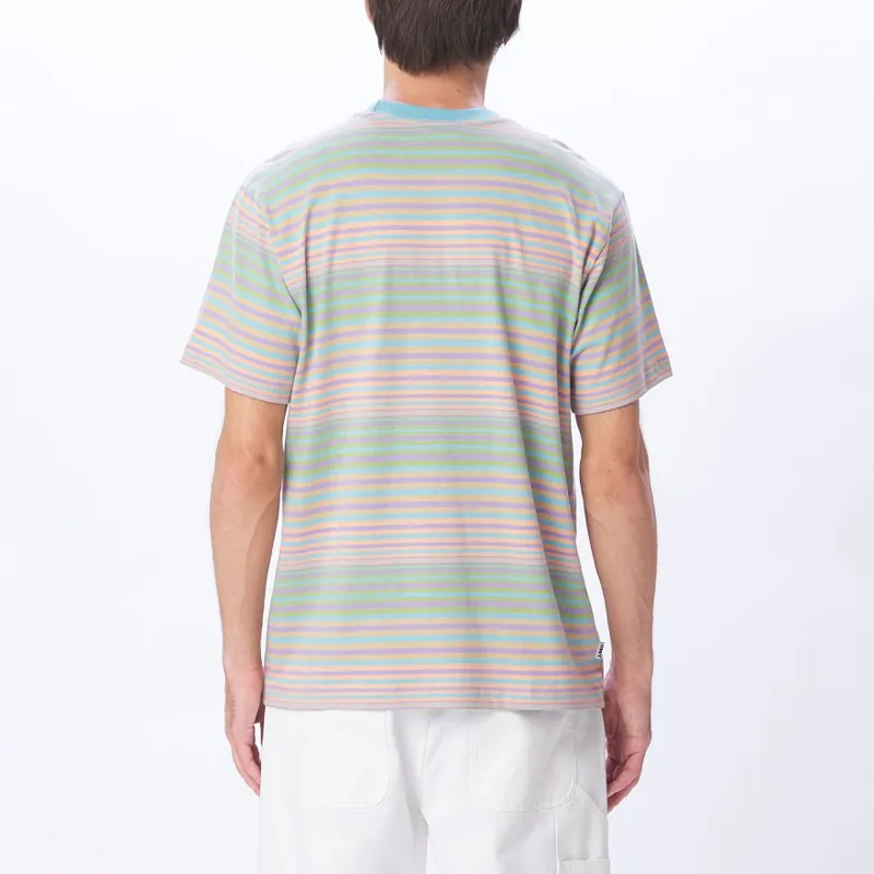 OBEY Break T-Shirt - Sky Blue Multi-2