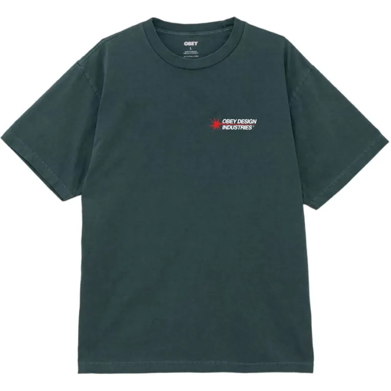 OBEY Design Industries T-Shirt - Pigment Rain Forest