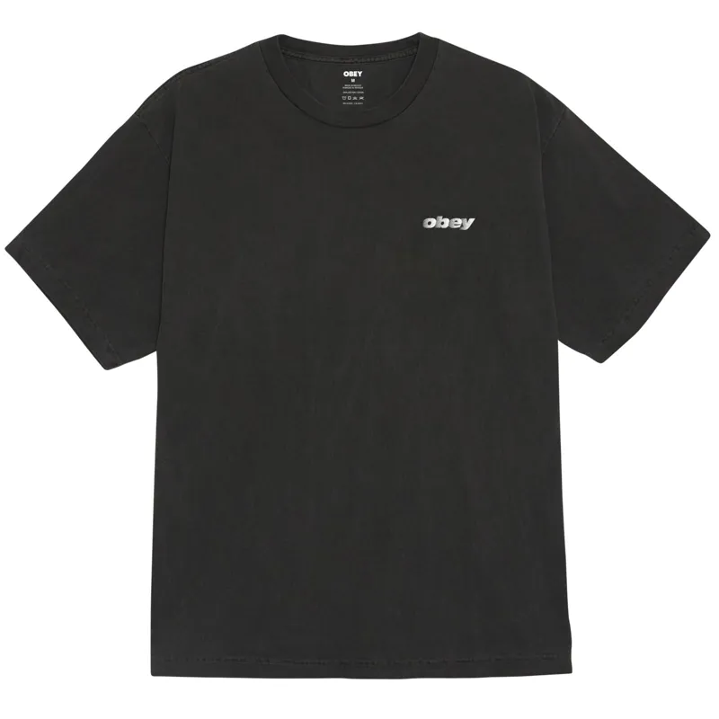 OBEY Diffusion T-Shirt - Pigment Dusty Black