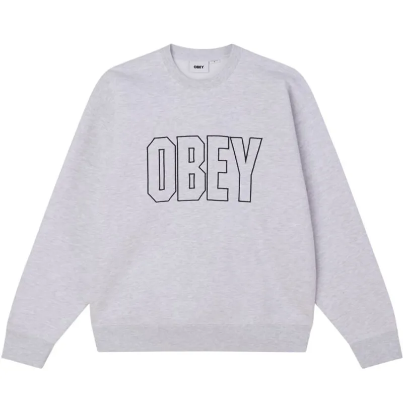 OBEY Digable Crew Sweat - Ash Grey