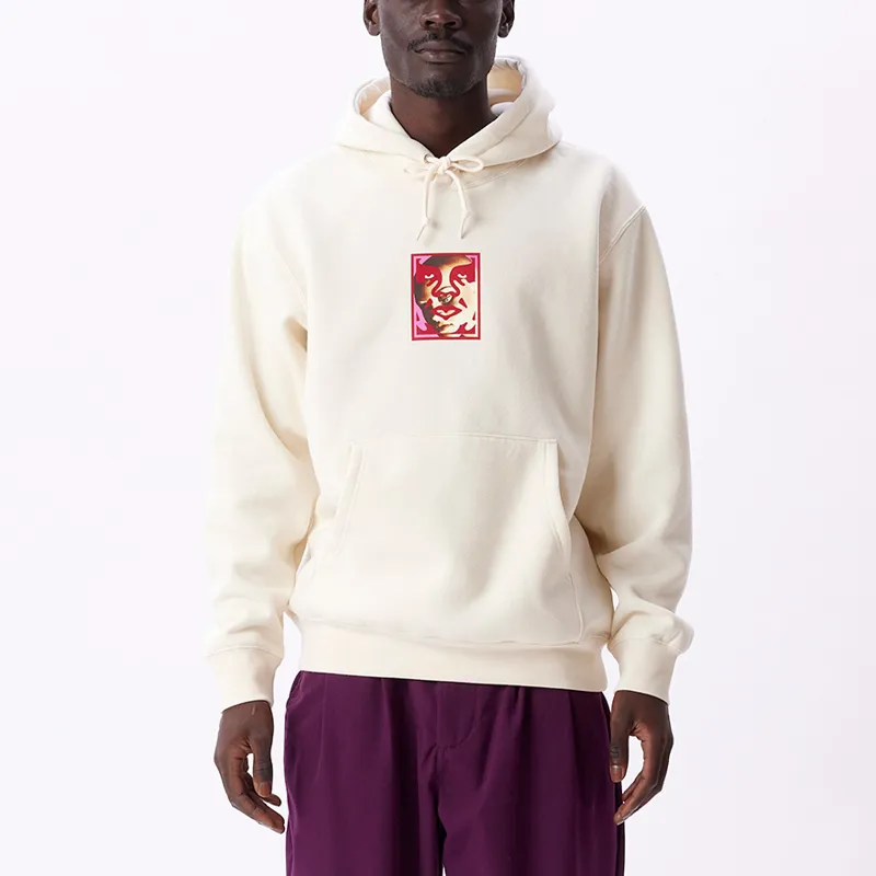 White obey hoodie cheap