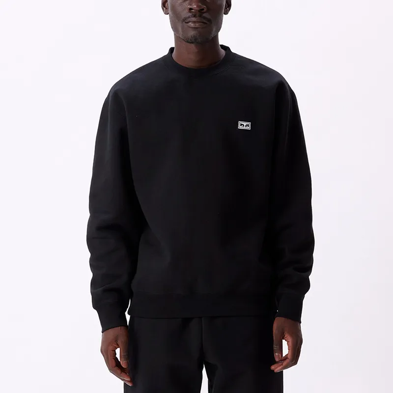 OBEY Established Works Eyes Crew - Black