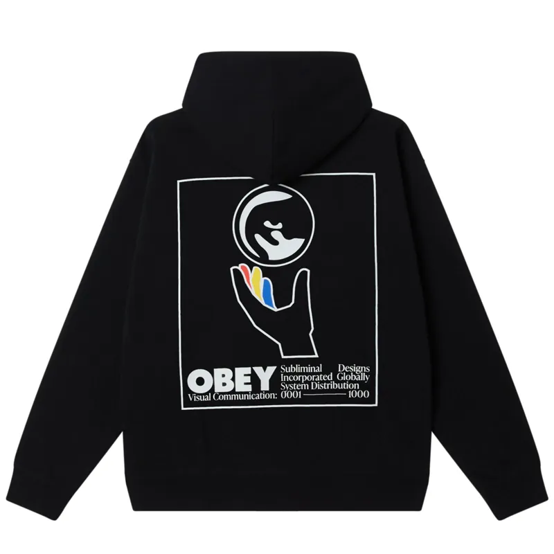 OBEY Global Systems Hoodie - Black-1