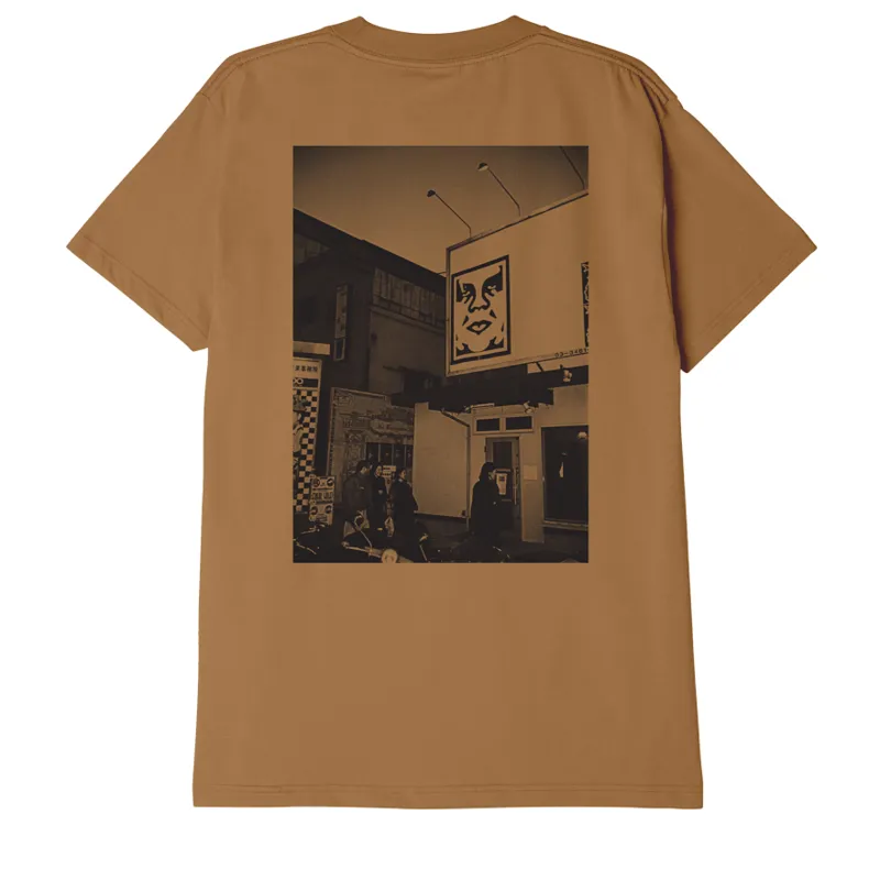 OBEY Hong Kong Photo T-Shirt - Brown Sugar-1