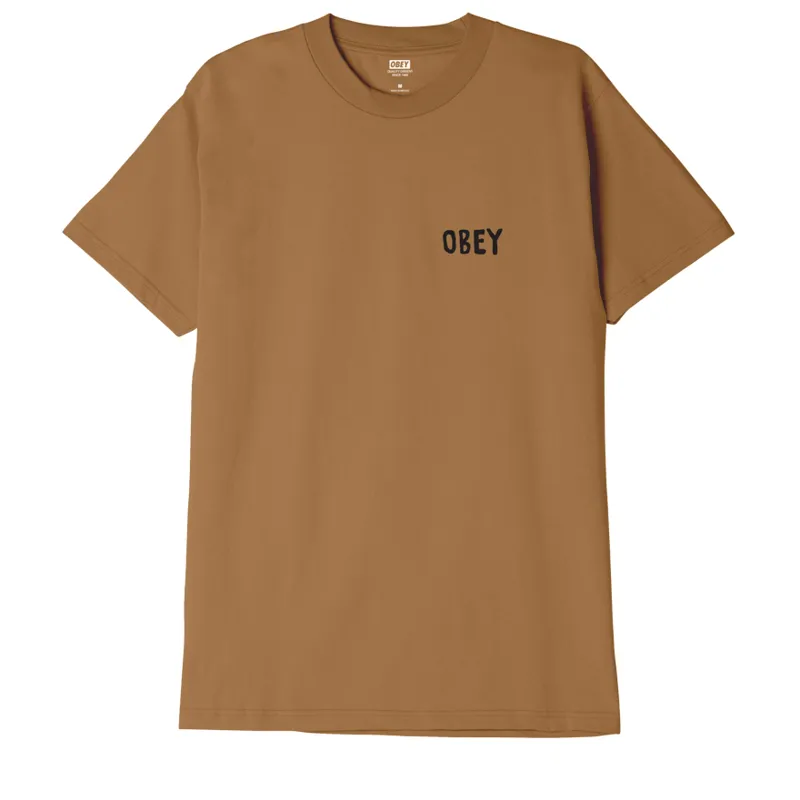 OBEY Hong Kong Photo T-Shirt - Brown Sugar