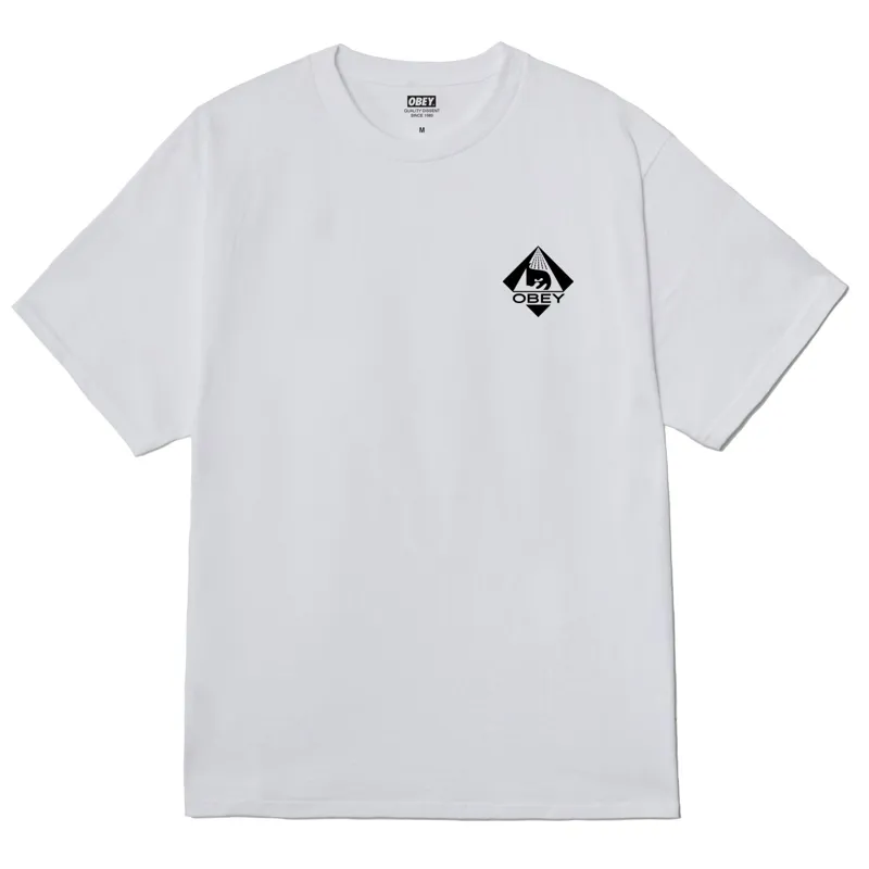 OBEY Icon Pyramid T-Shirt - White