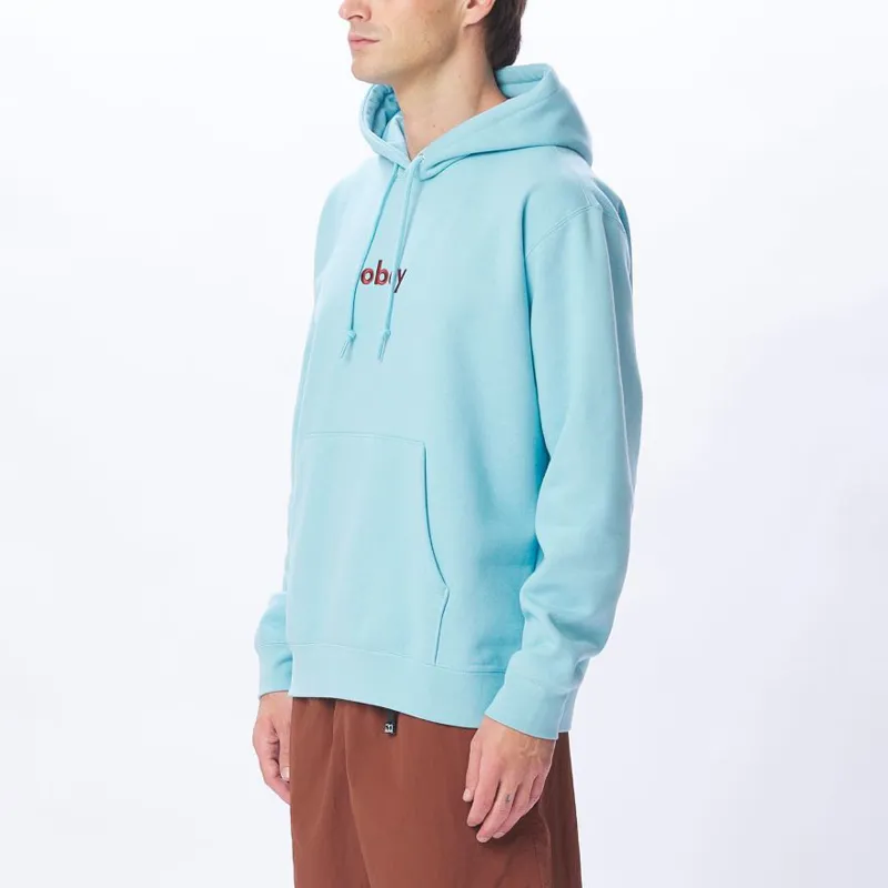 OBEY Lowercase Hoodie - Sky Blue-1
