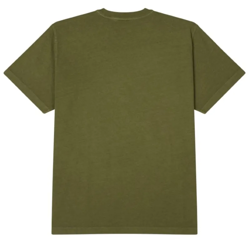 OBEY Lowercase Pigment T-Shirt - Pigment Moss Green-1