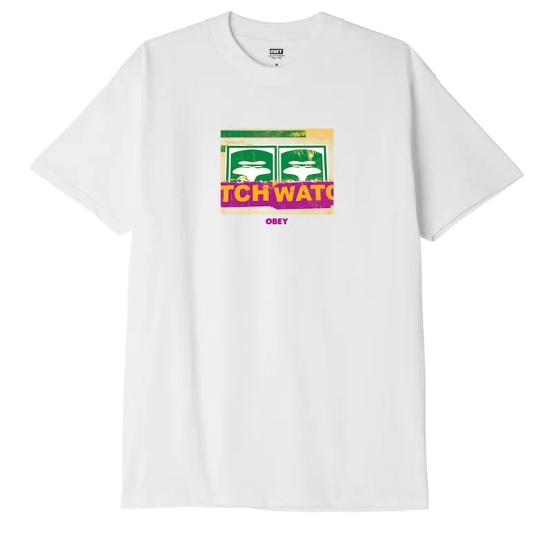 OBEY Neighborhood Watch T-Shirt - White