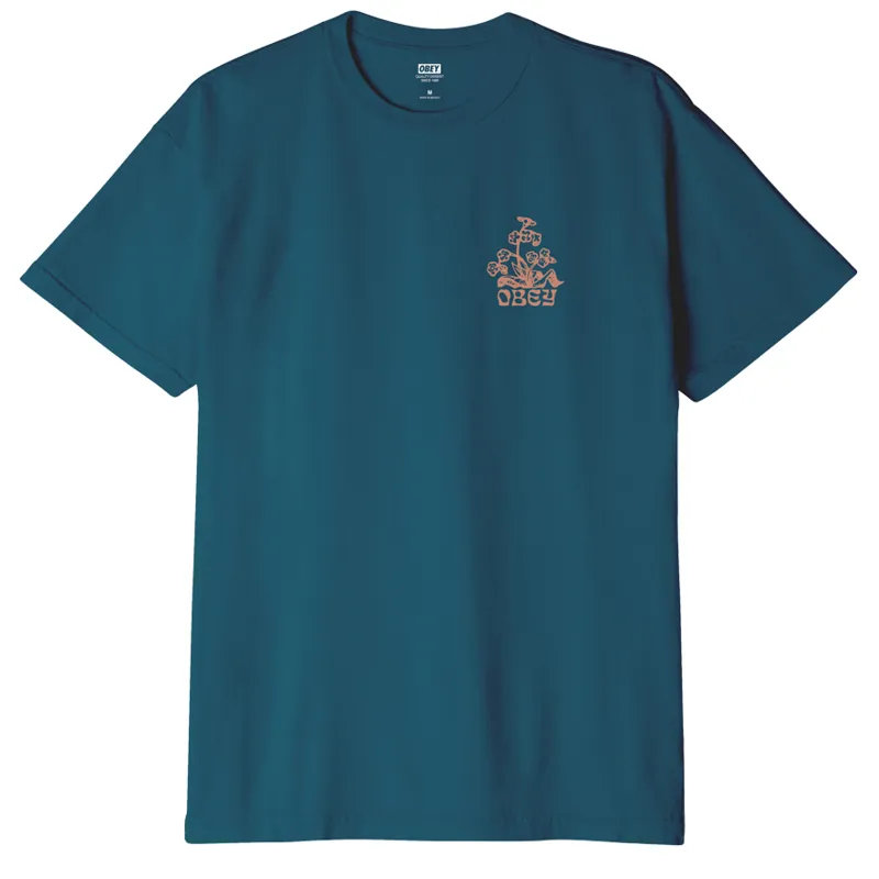 OBEY Organics T-Shirt - Deep Lagoon