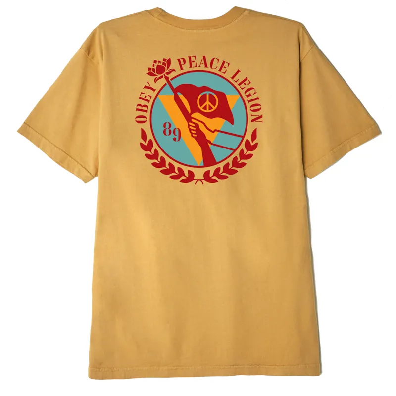 OBEY Peace Legion T-Shirt - Pigment Golden Harvest-1