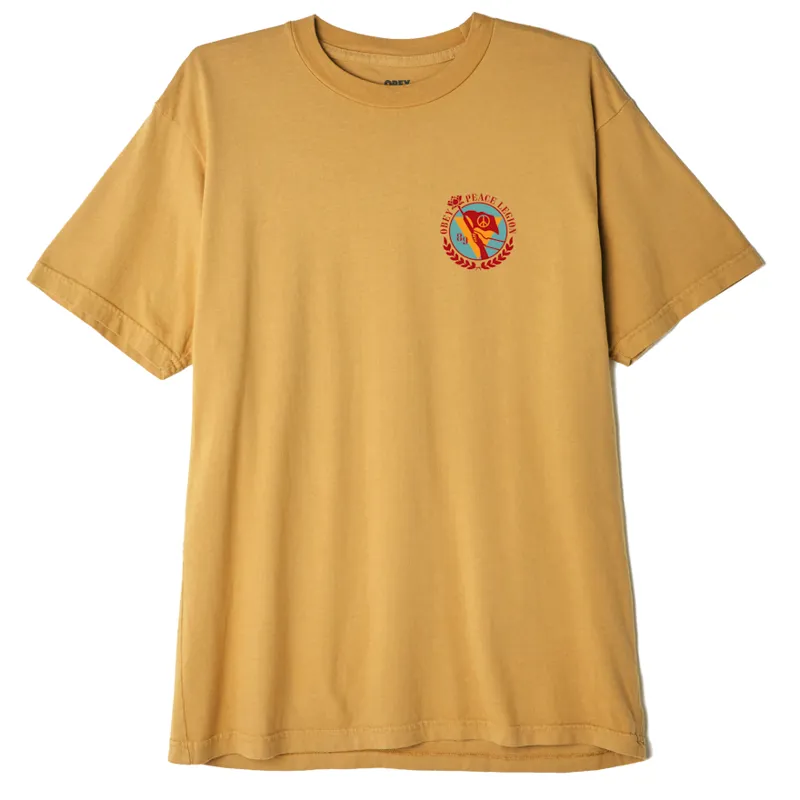 OBEY Peace Legion T-Shirt - Pigment Golden Harvest