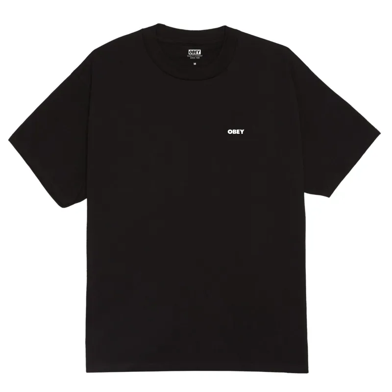 OBEY Peep Hole T-Shirt - Black