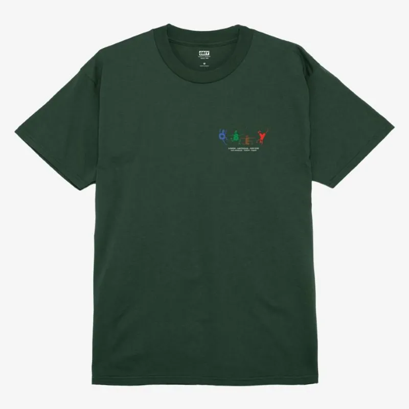 OBEY Play T-Shirt - Forest Green