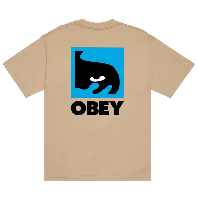 OBEY Quarter Eye Icon T-Shirt - Sand