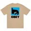 OBEY Quarter Eye Icon T-Shirt - Sand