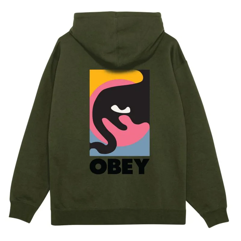 OBEY Quarter Icon Hoodie - Deep Lichen-1