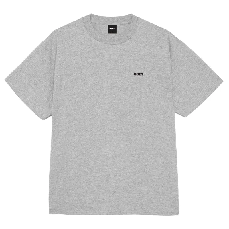 OBEY Razor T-Shirt - Heather Grey-1