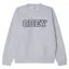 OBEY Tenor Extra Heavy Crew Sweat - Ash Grey