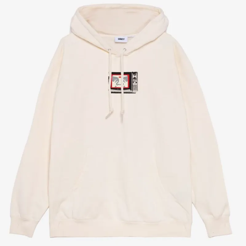 OBEY TV Hoodie - Unbleached