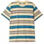 OBEY Valencia Stripe T-Shirt - Butter Multi