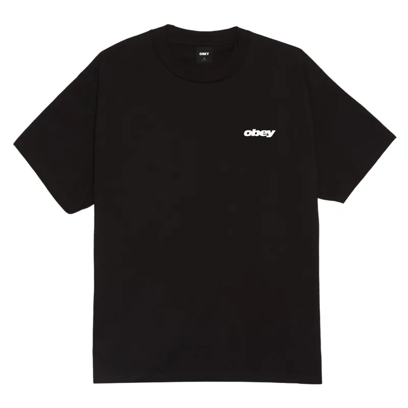 OBEY VHS T-Shirt - Black-1