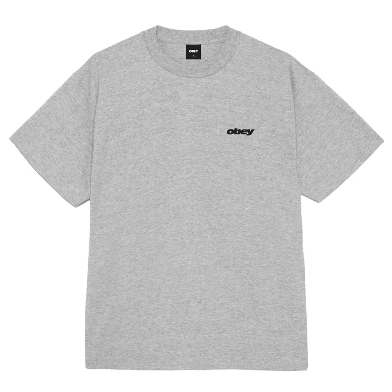 OBEY VHS T-Shirt - Heather Grey-1