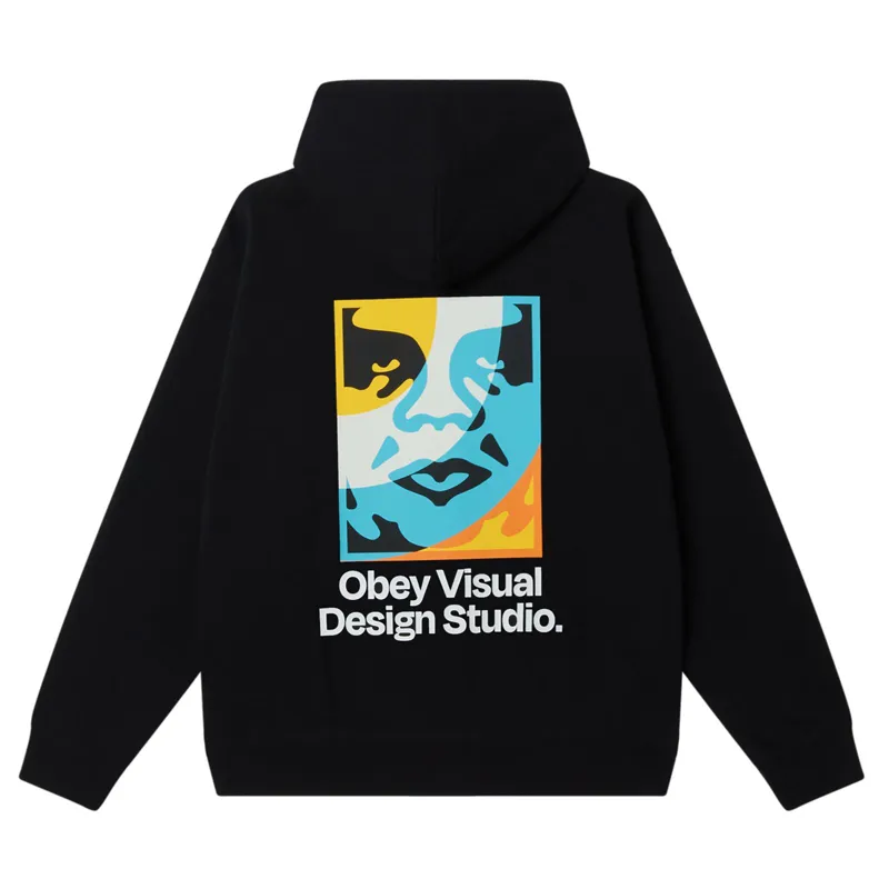 OBEY Visual Design Studio Hoodie - Black-1
