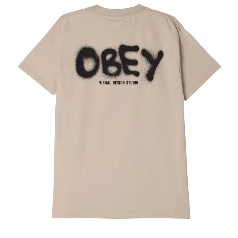 OBEY Visual Design Studio T-Shirt - Sand-1