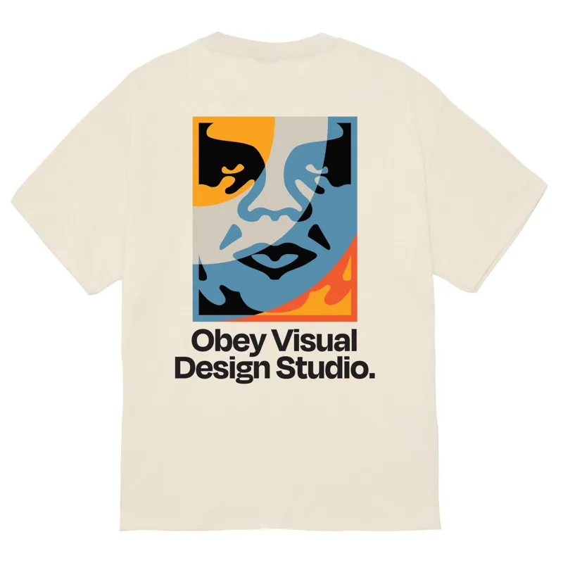 OBEY Visual Design Studio T-Shirt - Cream-1