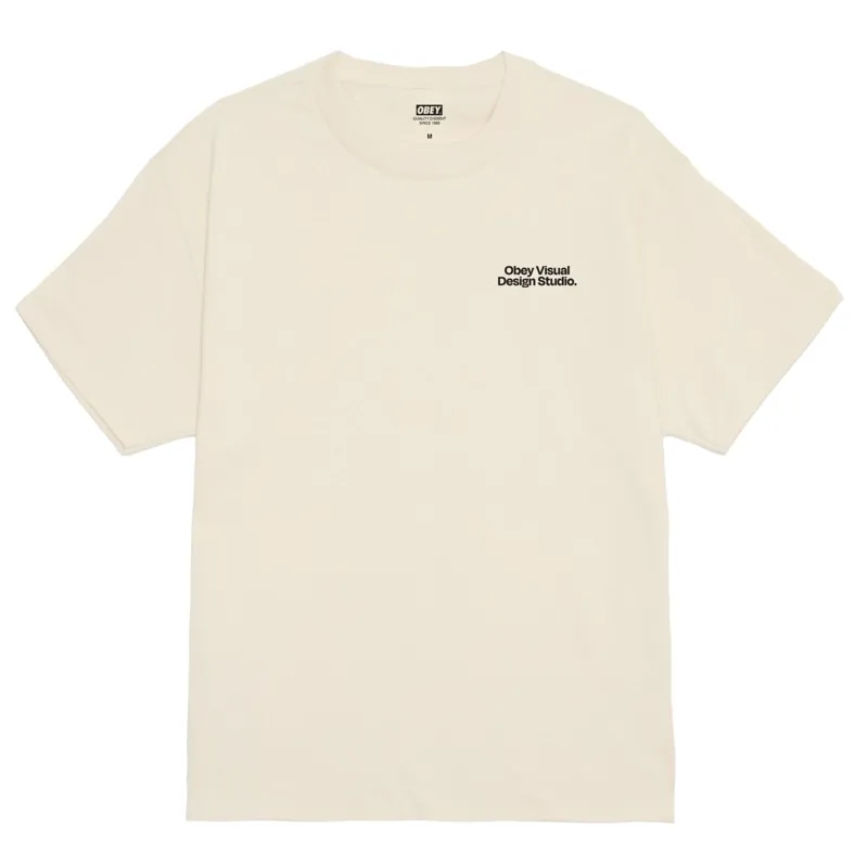OBEY Visual Design Studio T-Shirt - Cream