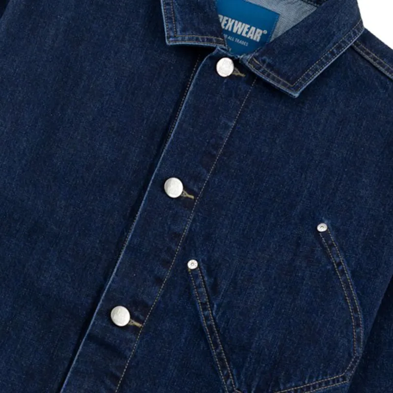 Pexwear Tradesman Jacket Denim - Indigo Blue-2