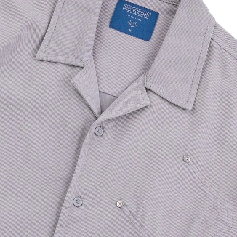 Pexwear Tradesman Shirt - Mid Grey-2